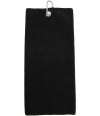 TC19 Towel City Microfibre Golf Towel Black colour image